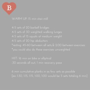 Workout B