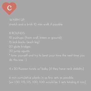 Workout C