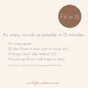 fit in 15 workout 1
