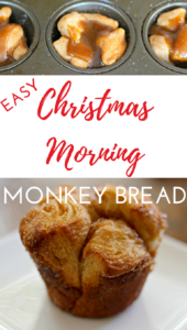 Easy monkey bread recipe! Monkey bread recipe for Christmas morning