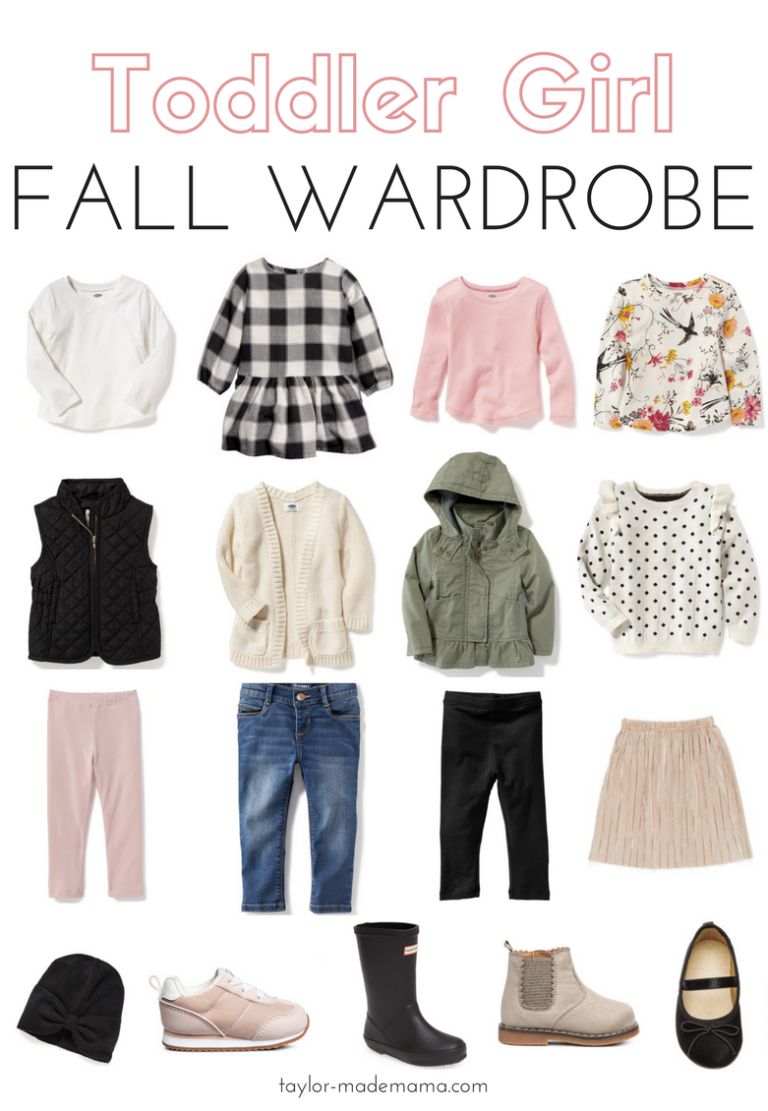 The Cutest Fall Clothes For A Toddler Girl Wardrobe