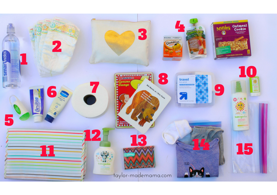 What to pack in an emergency car kit for a toddler. Be prepared for any emergency 
