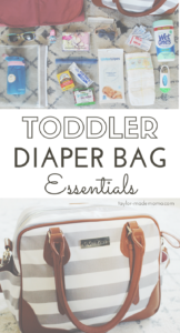 A Toddler Diaper Bag Packed To Perfection + Free Printable Checklist