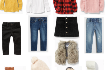 toddler fall fashion and toddler fall capsule wardrobe